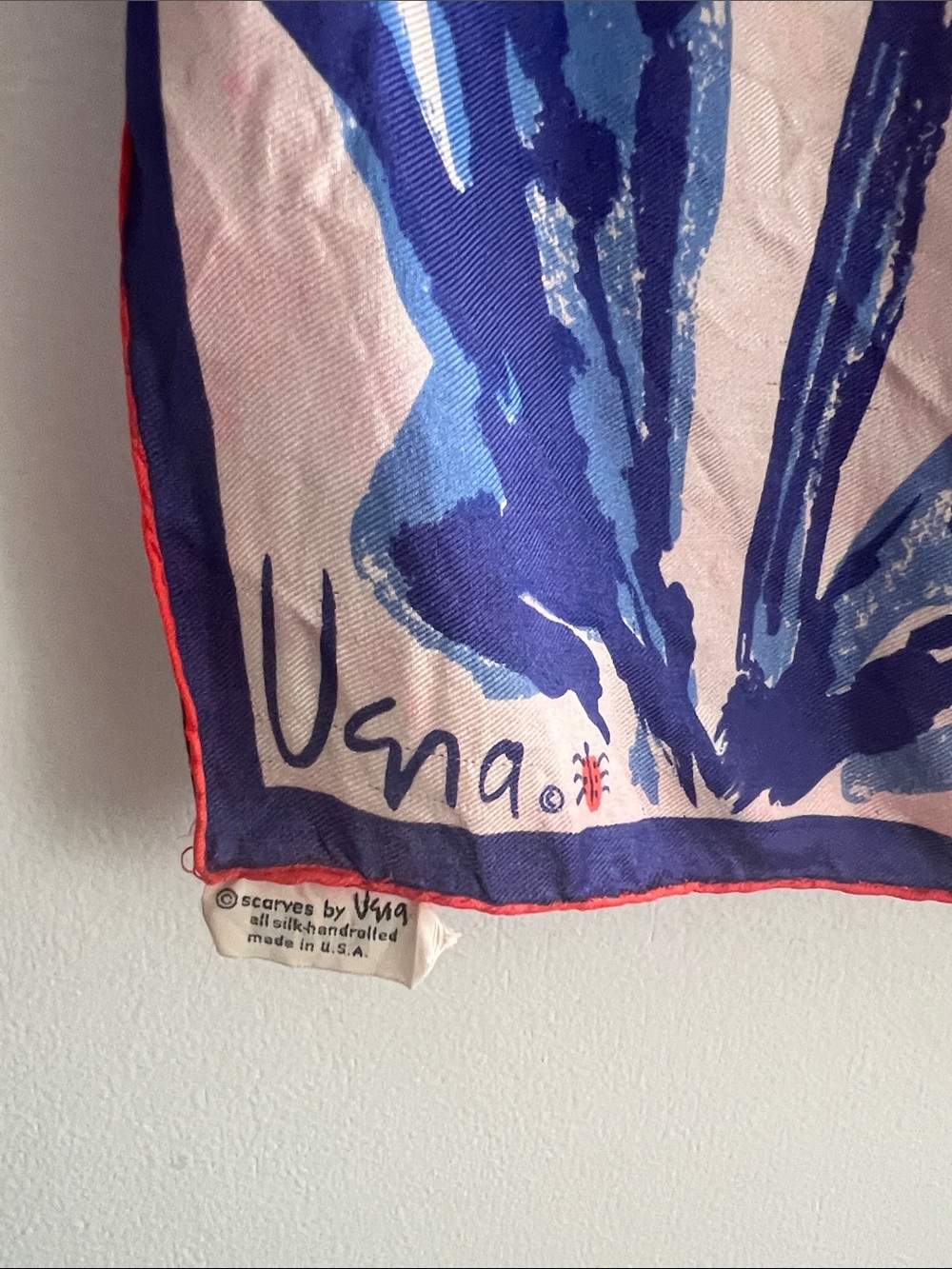 Vintage Vera Neumann Silk Scarf - Picture 2 of 3